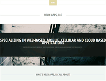 Tablet Screenshot of helixapps.com